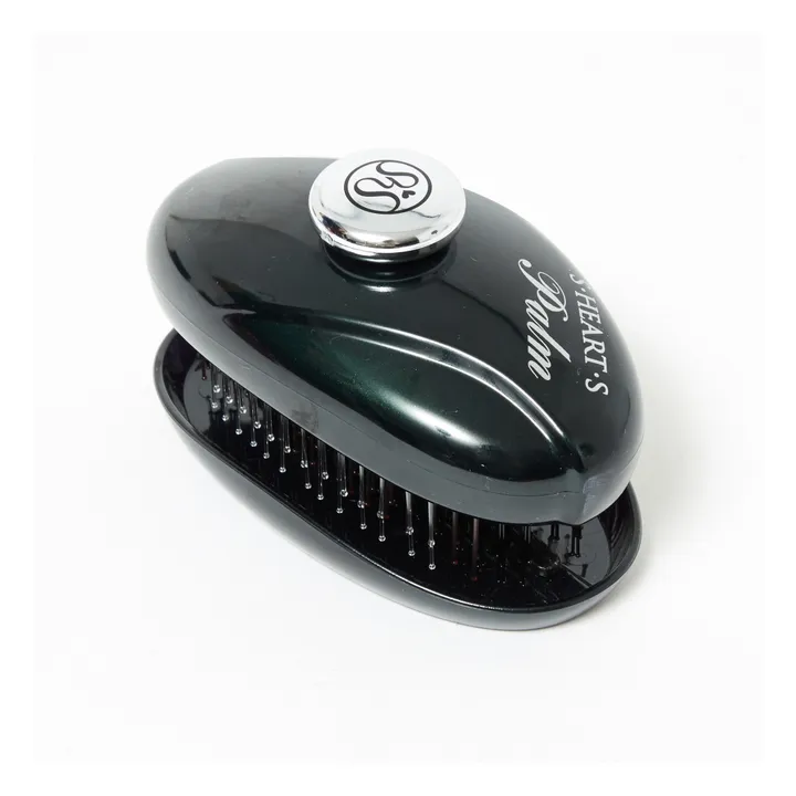 S.HEART.S  Brosse Palm brush pour gommage du cuir chevelu | Noir