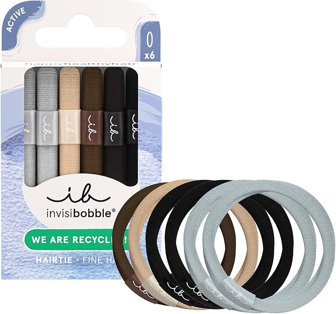 invisibobble Hair TIE THIN Delicate Sustain (6 pièces)