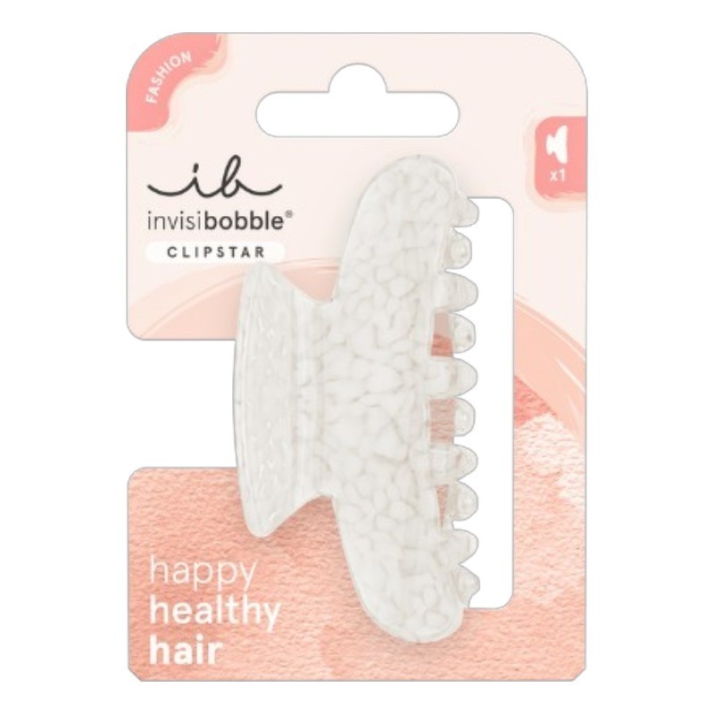 Pince à cheveux Invisibobble Clipstar Crystal Elegance Pearly