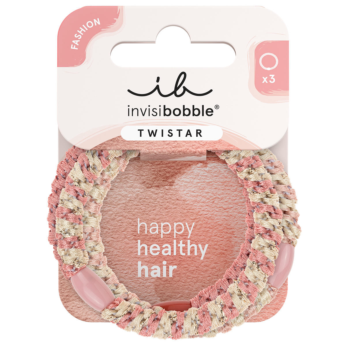 invisibobble Twistar Blush Braids 3 pièces