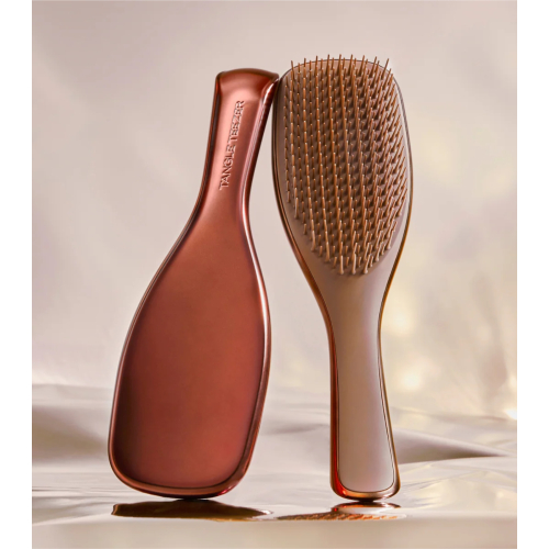 Brosse démêlante avec manche The Ultimate Detangler Chrome - Chocolate Bronze