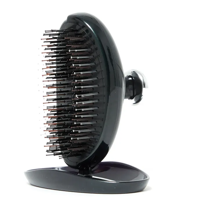 S.HEART.S  Brosse Palm brush pour gommage du cuir chevelu | Noir