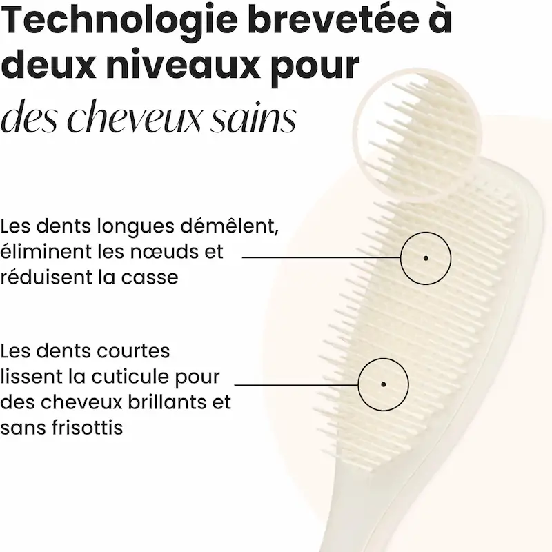 TANGLE TEEZER - BROSSE ULTIMATE DETANGLER MATTE PORCELAIN CREAM