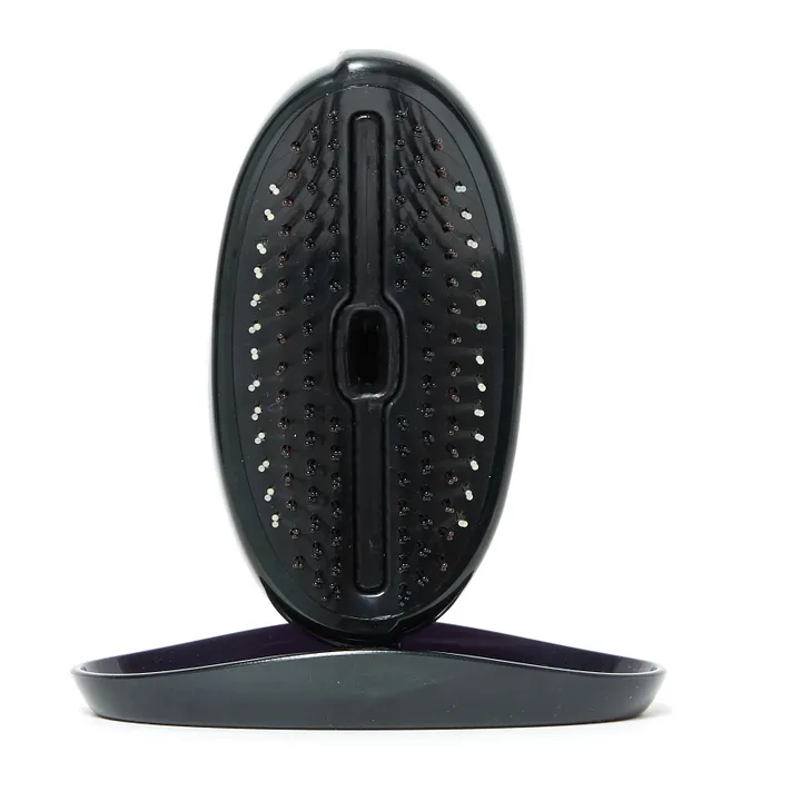 S.HEART.S  Brosse Palm brush pour gommage du cuir chevelu | Noir
